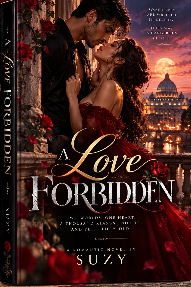 A Love Forbidden, romance · client cover design by Creowix